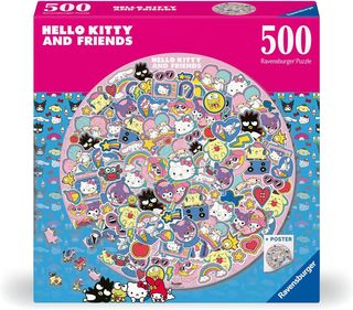 Ravensburger Puzzle 500 PC Round - Hello Kitty 12001391