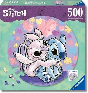 Ravensburger Puzzle 500 PC Round - Stitch 17581