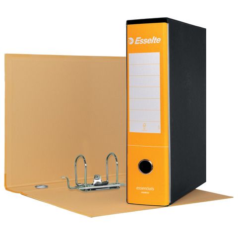 Registratore Essentials G75 - dorso 8 cm - protocollo 23 x 33 cm - giallo - Ess…
