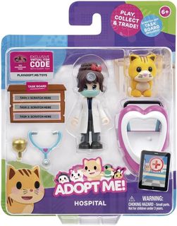 Rei Toys - ADOPT ME - CUCCIOLI DA AMARE - DOTTORE - 2 PERSONAGGI + ACCESSORIO D…