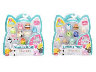 Rei Toys Squish a longs pack 8 personaggi e 2 accessori Blister (Assortimento) …