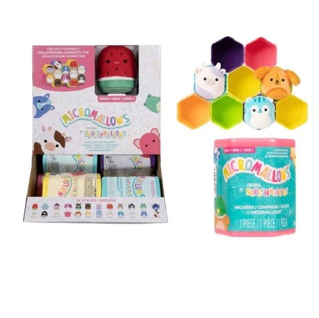 Rei Toys Squishmallows Micromallows in CDU 7CM SQMM0100