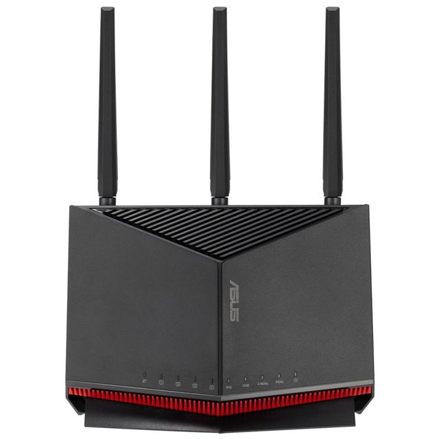 Router da tavolo ASUS RT-BE86U Wi-Fi 7 Dual-Band con Ethernet 10 Gigabit