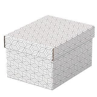 Esselte - Confezione regalo - small - 25.5 cm x 20 cm x 15 cm - bianco - pacco …