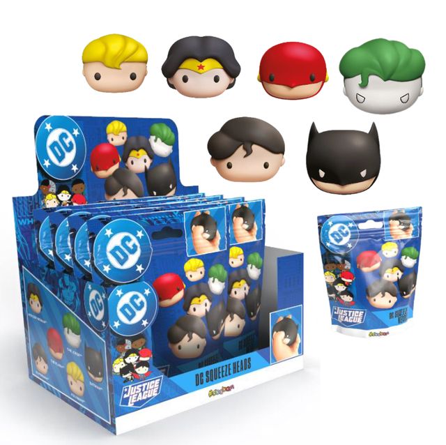 SBABAM - DC COMICS SQUEEZE HEADS BLIND BAG