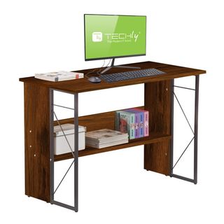 SCRIVANIA PER COMPUTER SCRITTOIO SALVASPAZIO IN STILE INDUSTRIALE CON STRUTTURA…