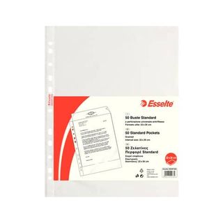 Esselte Standard - Busta trasparente - per A4, 220 x 300 mm - trasparente (pacc…