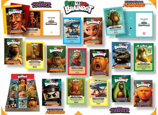 SKIFIDOL - ITALIAN BRAINROT TCG - BIGLIETTI AUGURI STAMPA A COLORI FRONTE ED IN…
