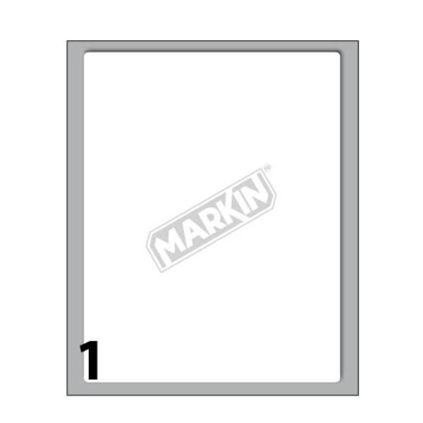 Etichette adesive - in carta - permanenti - 142 x 110 mm - 1 et/fg - 10 fogli -…