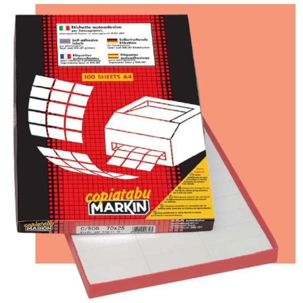 Etichette adesive A/402 - in carta - permanenti - 37,5 x 23,5 mm - 60 et/fg - 1…