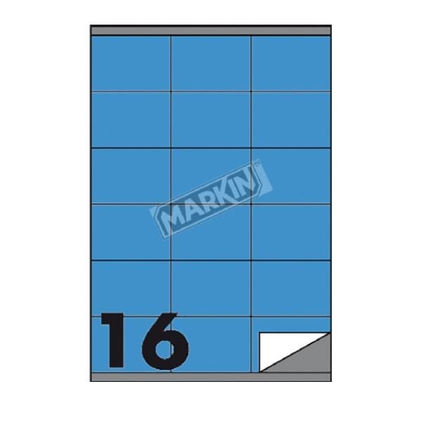 Etichette adesive C/501 - in carta - permanenti - 105 x 36 mm - 16 et/fg - 100 …