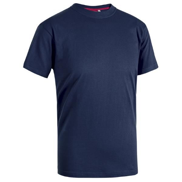 SOTTOZERO T-SHIRT GIROCOLLO SKY BLU SCURO-4XL