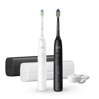 SPAZZOLINO DA DENTI ELETTRICO HX7119/02 NERO 5300 KIT 2PCS