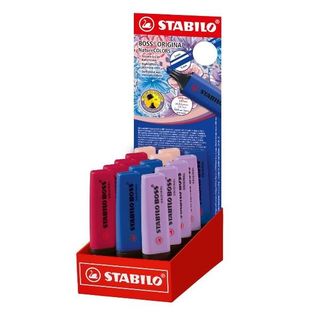 STABILO BOSS WILDFLOWERS ESPOSITORE EVIDENZIATORE PUNTA A SCALPELLO 2/5 mm COLO…