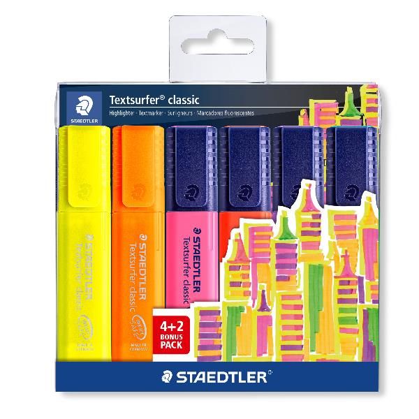 STAEDTLER CF6 EVIDENZIATORI TEXTSURFER