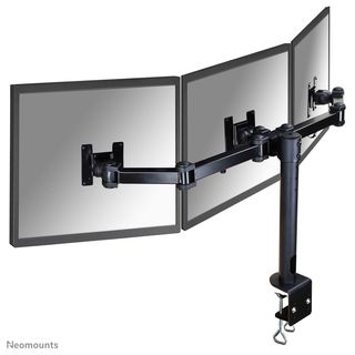 STAFFA TV/MONITOR DA TAVOLO MORSA DIMENSIONI DA 13 A 27 3 MONITOR