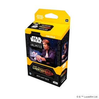 STAR WARS UNLIMITED - JUMP TO LIGHTSPEED(HAN SOLO) - SPOTLIGHT DECK ENG