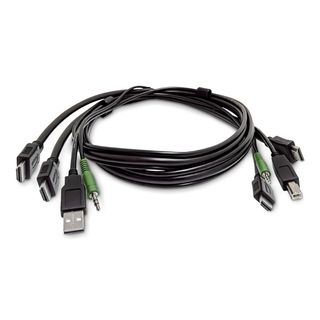 STARTECH CAVO KVM DOPPIO HDMI, USB 2.0