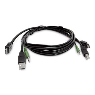STARTECH CAVO KVM HDMI DA 3 M, USB2.0