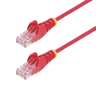 STARTECH CAVO SLIM CAT6 ROSSO DA 2M