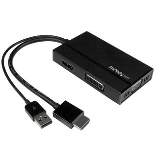 STARTECH CONVERTITORE VIDEO 3 IN 1 HDMI A DISPLAYPORT VGA - DVI