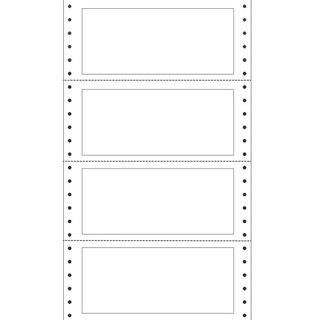 Etichette adesive a modulo continuo TT951 - in carta - corsia singola - permane…