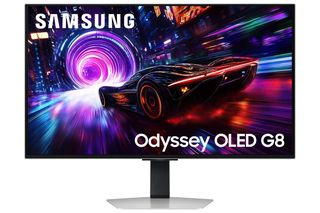 Samsung G81SF Monitor PC 81,3 cm (32") 3840 x 2160 Pixel 4K Ultra HD OLED Argen…