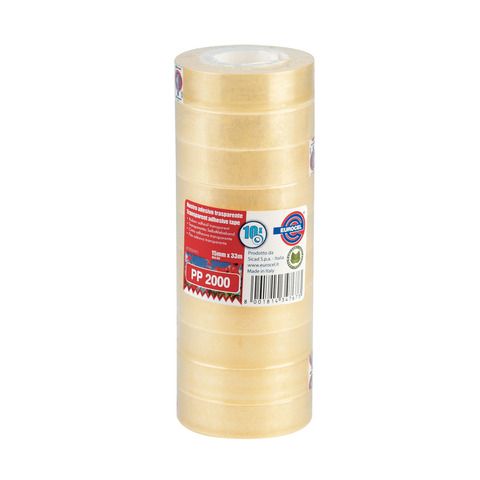 Eurocel PP 2000 - Nastro da imballaggio - 15 mm x 33 m - polipropilene orientat…