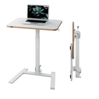 Scrivania Compatta pneumatica mobile pieghevole 65x46x74-109cm Leitz