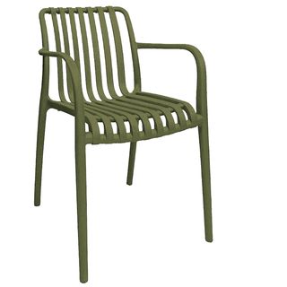 Sedia Nives in PP verde Verdelook