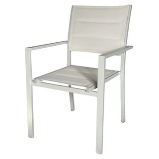 Sedia Sardegna con braccioli bianco Verdelook