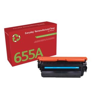 Everyday - Ciano - compatibile - cartuccia toner (alternativa per: HP 655A, HP …