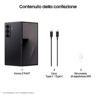 Smartphone - GALAXY Z FOLD7 12+256GB JETBLACK ENTERPRISE EDITION