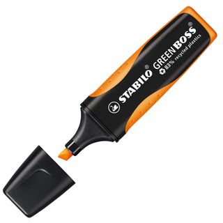 Evidenziatore Green Boss - punta a scalpello - tratto 2 - 5 mm - arancio 54 - 8…