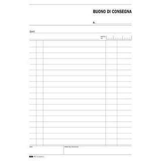 Staples - Modulo di consegna - 50 fogli - 230 x 150 mm - duplicato - senza carb…