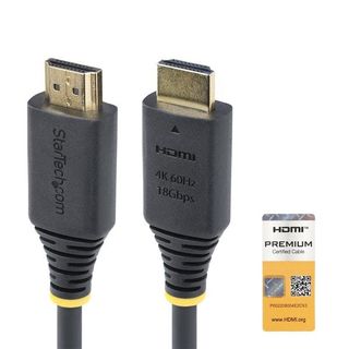 StarTech.com 1.6ft (50cm) Premium Certified High Speed HDMI Cable, 4K60Hz - Alt…