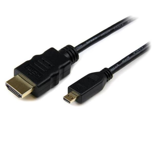 StarTech.com Cavo HDMI ad alta velocità con Ethernet da 0,5 m - HDMI a Micro HD…