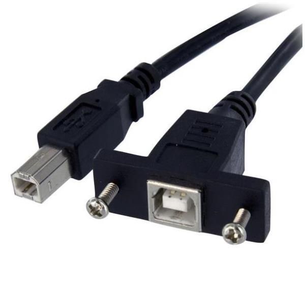 StarTech.com Cavo USB a pannello 91 cm B ad B - F/M - Cavo USB - USB Tipo B (M)…