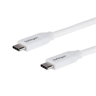 StarTech.com Cavo USB-C a USB-C con PD 5A - M/M - Bianco da 2m - USB 2.0 - Cert…