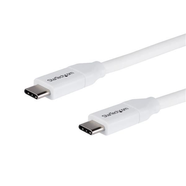 StarTech.com Cavo USB-C a USB-C con PD 5A - M/M - Bianco da 2m - USB 2.0 - Cert…