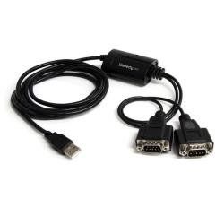 StarTech.com Cavo adattatore da USB a seriale - 2 porte con interfaccia COM - F…