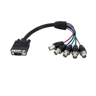StarTech.com Cavo coassiale per monitor HD15 VGA a 5 BNC RGBHV 30 cm - M/F - Ca…