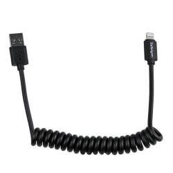 StarTech.com Cavo connettore Lightning a 8 pin Apple a USB a spirale da 60 cm p…