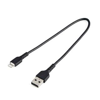 StarTech.com Cavo da USB-A a Lightning 30 cm nero - Robusto cavo in fibra arami…