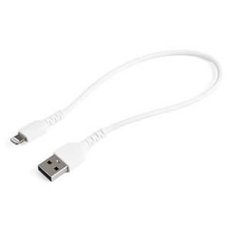StarTech.com Cavo da USB-A a Lightning 30cm bianco - Robusto cavo in fibra aram…
