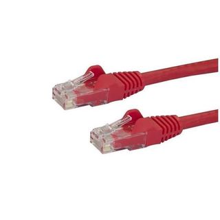 StarTech.com Cavo di Rete Rosso da 0,5m Cat6 UTP Ethernet Gigabit RJ45 Antigrov…