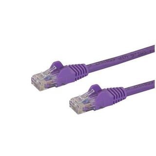 StarTech.com Cavo di Rete Viola da 0,5m Cat6 UTP Ethernet Gigabit RJ45 Antigrov…