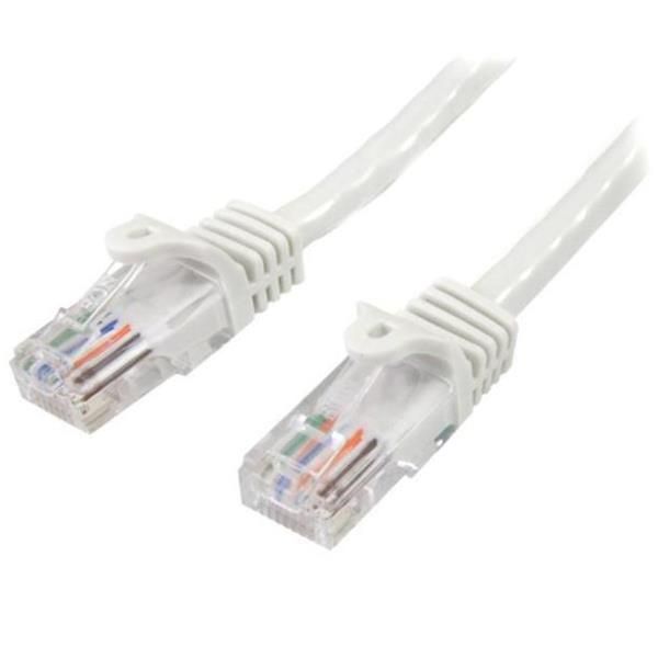 StarTech.com Cavo di Rete da 10m Bianco Cat5e Ethernet RJ45 Antigroviglio - Cav…