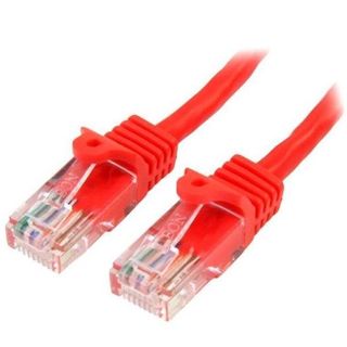 StarTech.com Cavo di Rete da 5m Rosso Cat5e Ethernet RJ45 Antigroviglio - Cavo …