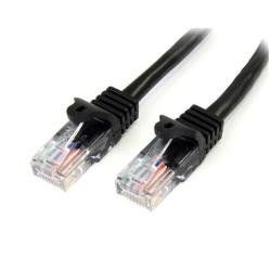 StarTech.com Cavo di rete CAT 5e - Cavo Patch Ethernet RJ45 UTP Nero da 2m anti…